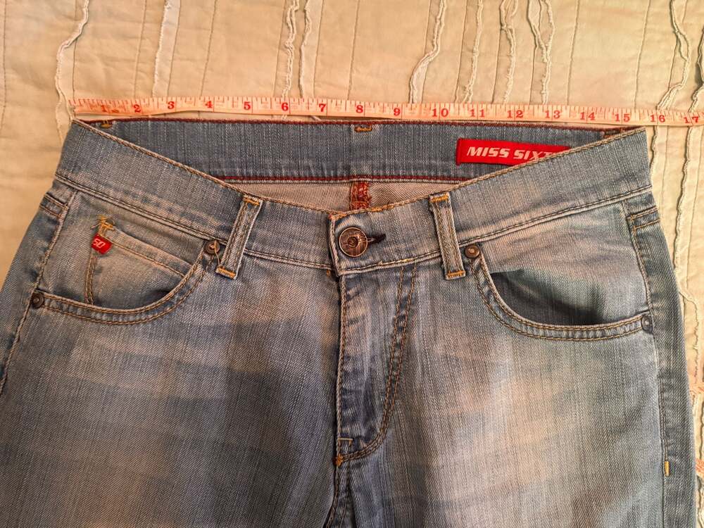 Miss Sixty Vintage Y2K Low Rise Bootcut Light Wash Jeans Size 29 - Picture 7 of 8